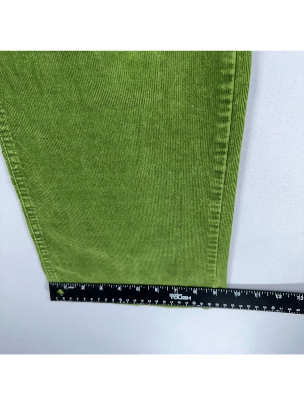 L.L. Bean Straight Corduroy Pants Favorite Fit Curvy Womens Size 14 Regular Gree - Picture 13 of 14